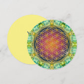 Flower Of Life - gold - fractal 2 (Front/Back)