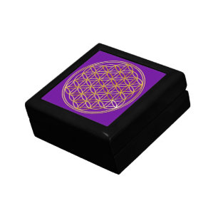 FLOWER OF LIFE - gold Gift Box