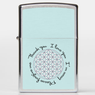 Flower of Life Ho'oponopono Zippo Lighter