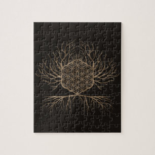 Flower of Life in Tree of life Jigsaw Puzzle