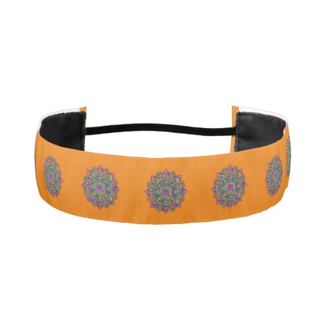 Flower Of Life - Indian Mandala 1 Athletic Headband (Front)