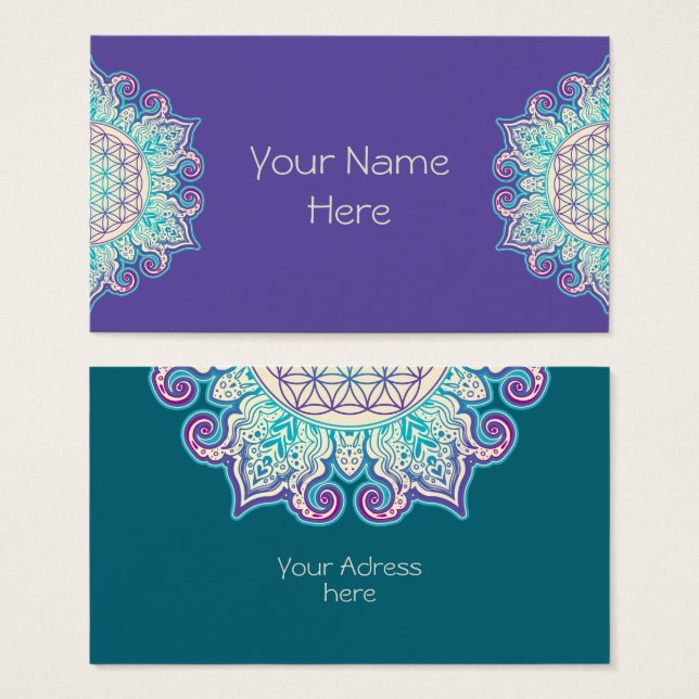 Flower Of Life - Indian Mandala 2 (Front & Back)