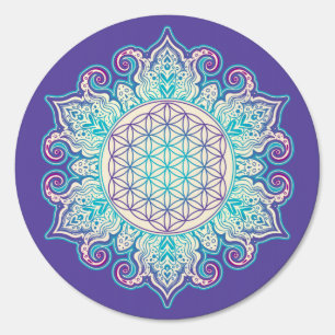 Flower Of Life - Indian Mandala 2 Sign