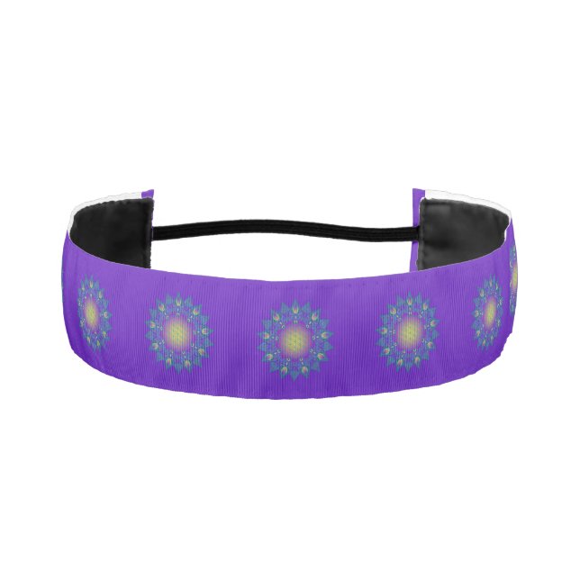 Flower Of Life - Indian Mandala 3 Athletic Headband (Front)