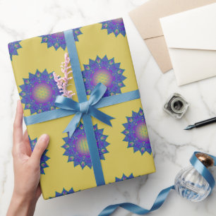 Flower Of Life - Indian Mandala 3 Wrapping Paper