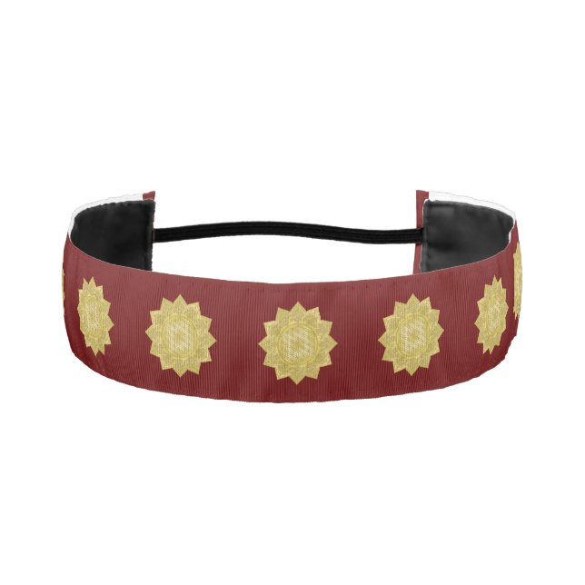 Flower Of Life - Indian Mandala 4 Athletic Headband (Front)