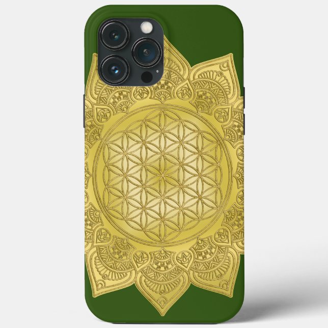 Flower Of Life - Indian Mandala 4 Case-Mate iPhone Case (Back)
