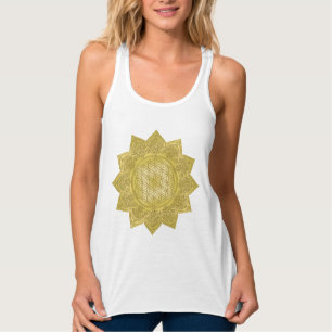 Flower Of Life - Indian Mandala 4 Tank Top