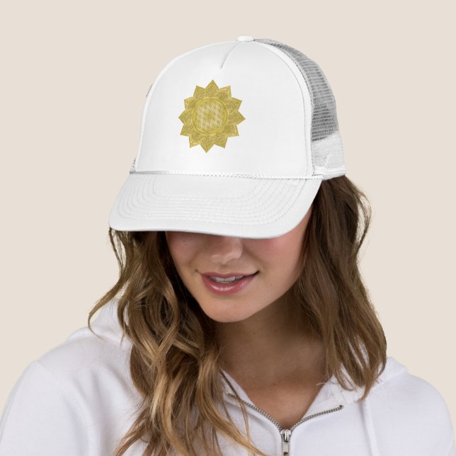 Flower Of Life - Indian Mandala 4 Trucker Hat (In Situ)