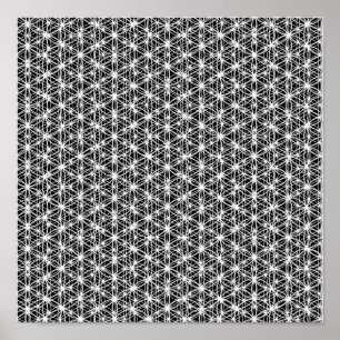 Flower Of Life Intricate Weave #5 Poster