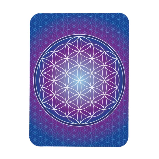 FLOWER OF LIFE MAGNET (Vertical)