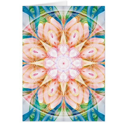 Flower of Life Mandala 11 Card (Front)