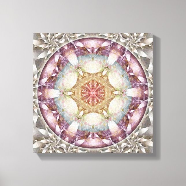 Flower of Life Mandala 13 Wrapped Canvas Print (Front)