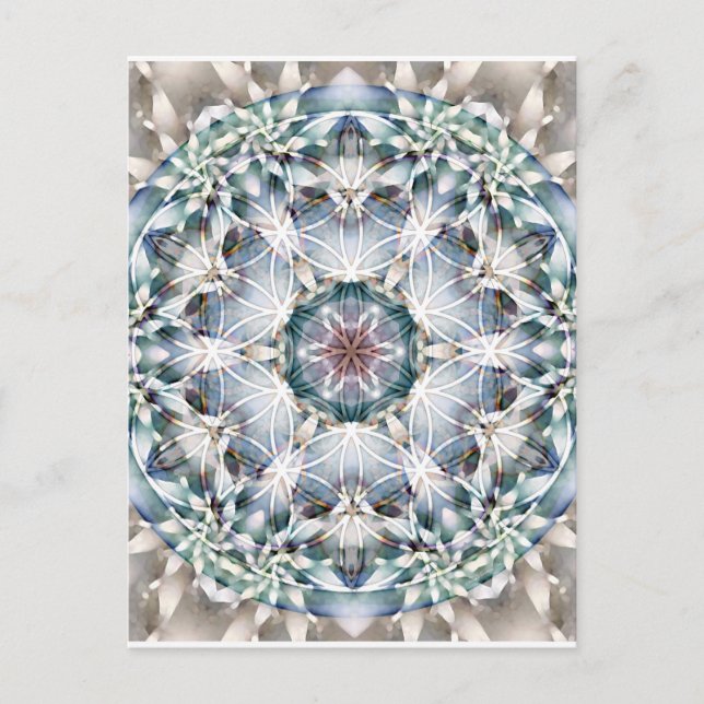 Flower of Life Mandala 1 Cards (Front)