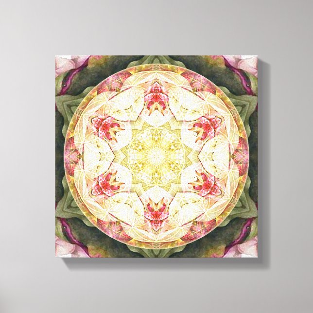 Flower of Life Mandala 6 Wrapped Canvas Print (Front)