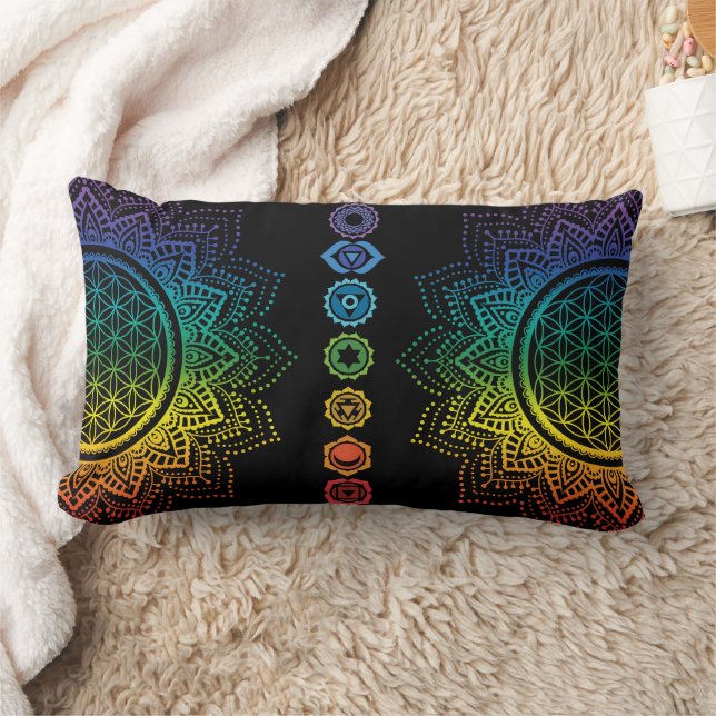 Flower of life | Mandala | Chakra Pillow (Blanket)