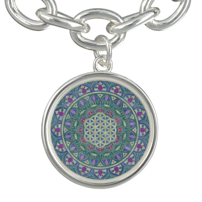 Flower Of Life - Mandala India Style 1 Bracelet (Design)