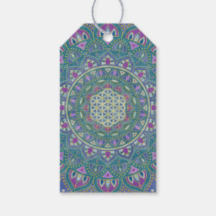 Flower Of Life - Mandala India Style 1 Gift Tags