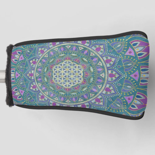 Flower Of Life _ Mandala India Style 1 Golf Head Cover