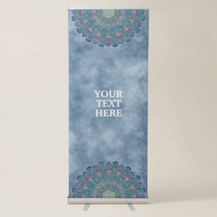 Flower Of Life - Mandala India Style 1 Retractable Banner