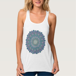 Flower Of Life - Mandala India Style 1 Tank Top