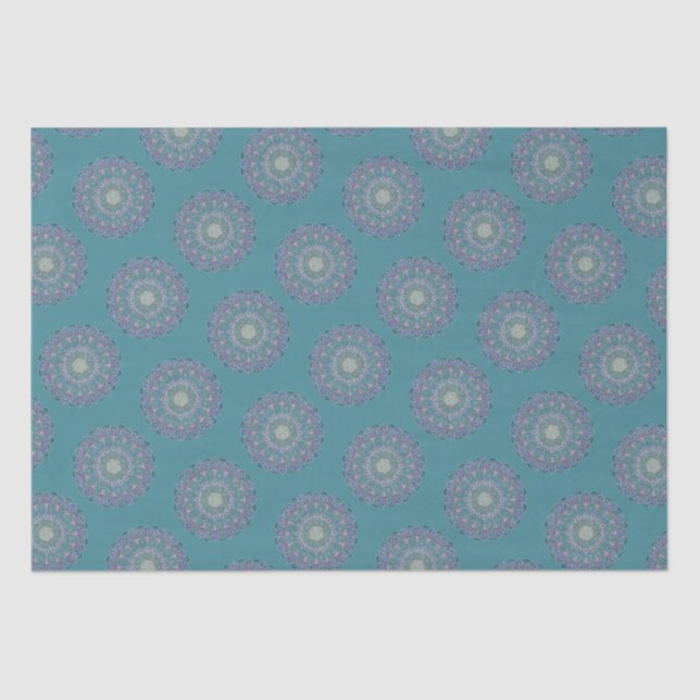 Flower Of Life - Mandala India Style 1 Tissue Paper (Front)