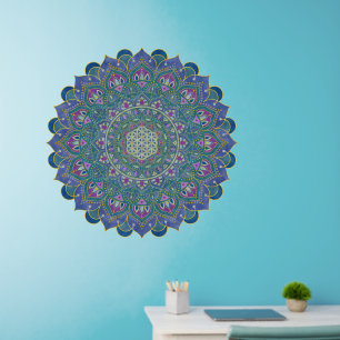 Flower Of Life - Mandala India Style 1 Wall Decal
