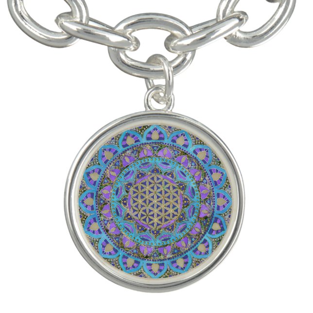 Flower Of Life - Mandala India Style 2 Bracelet (Design)