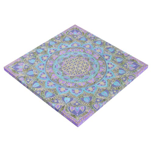 Flower Of Life _ Mandala India Style 2 Gallery Wrap