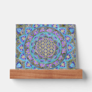 Flower Of Life - Mandala India Style 2 Picture Ledge