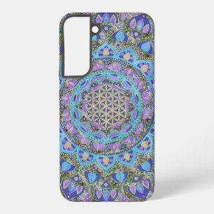 Flower Of Life - Mandala India Style 2 Samsung Galaxy S22+ Case
