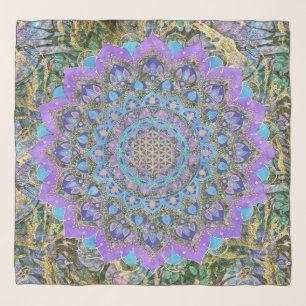 Flower Of Life - Mandala India Style 2 Scarf