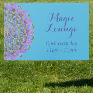 Flower Of Life - Mandala India Style 2 Sign