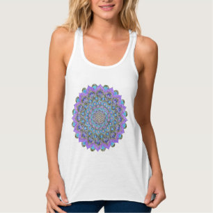 Flower Of Life - Mandala India Style 2 Tank Top