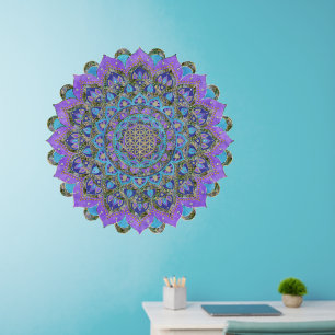 Flower Of Life - Mandala India Style 2 Wall Decal