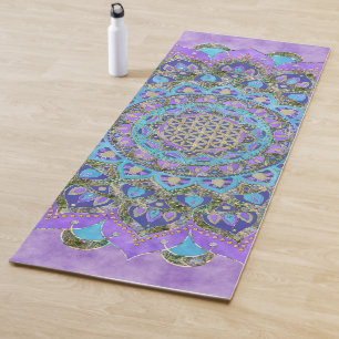 Flower Of Life - Mandala India Style 2 Yoga Mat