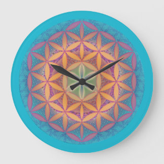 Flower of Life Mandala Wall Clock