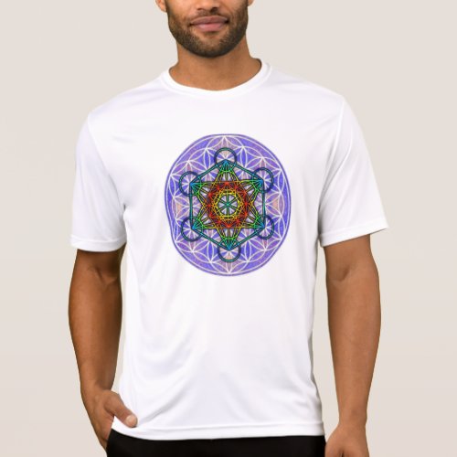 Flower of LifeMetatrons Cube T_Shirt