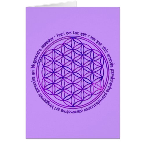 Flower Of Life _ Moola Mantra _ violet