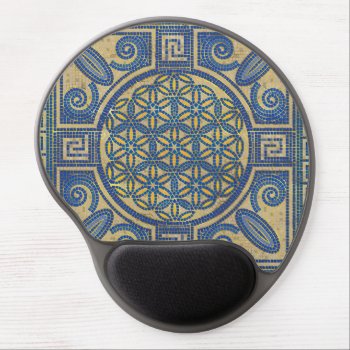 Flower Of Life Mosaic Tile Ornament N1 Gel Mouse Pad by LoveMalinois at Zazzle