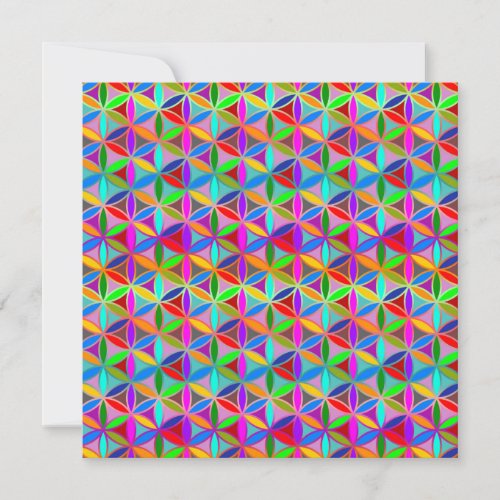 FLOWER OF LIFE _ multi colored gradients pattern