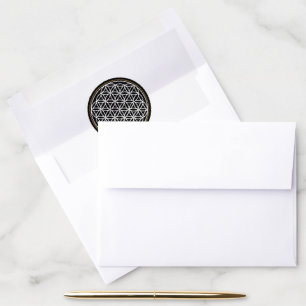 FLOWER OF LIFE MYSTICAL SYMBOL ENVELOPE LINER