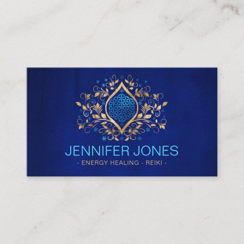 Flower of life ornament  business card