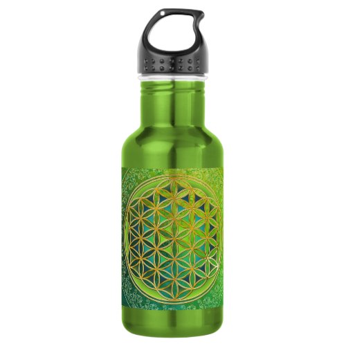 Flower of Life - Ornament II Water Bottle