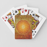 Flower Of Life - Ornament Iii Playing Cards at Zazzle