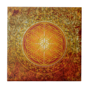 Flower of Life - Ornament III Tile
