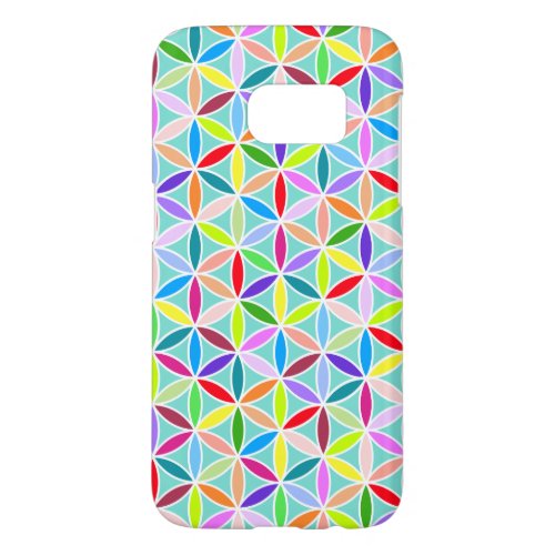 Flower of Life Pattern  Multicoloured Samsung Galaxy S7 Case