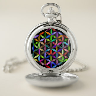 Flower of Life Pocket Watch