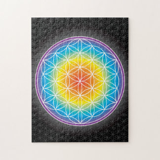 FLOWER OF LIFE - RAINBOW JIGSAW PUZZLE