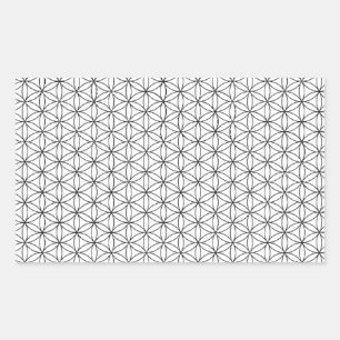 Flower of Life Rectangular Sticker